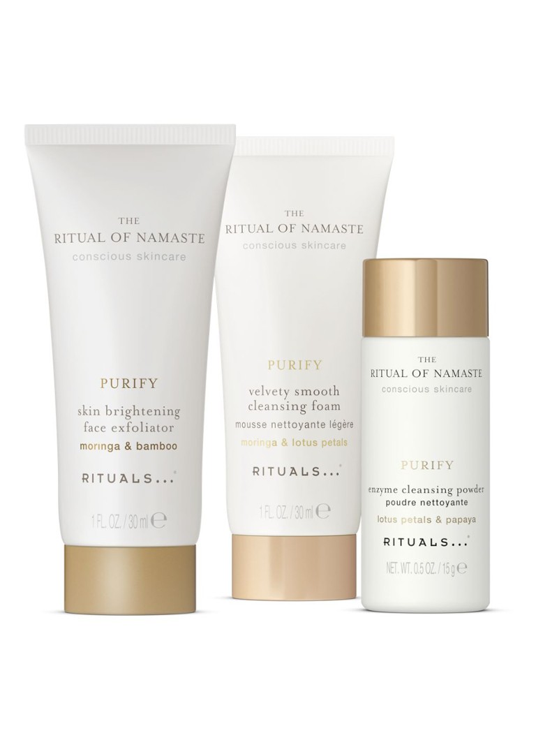 Rituals The Ritual of Namaste Skin Care Set - verzorgingsset Beige 115gr Cadeausets - Deal