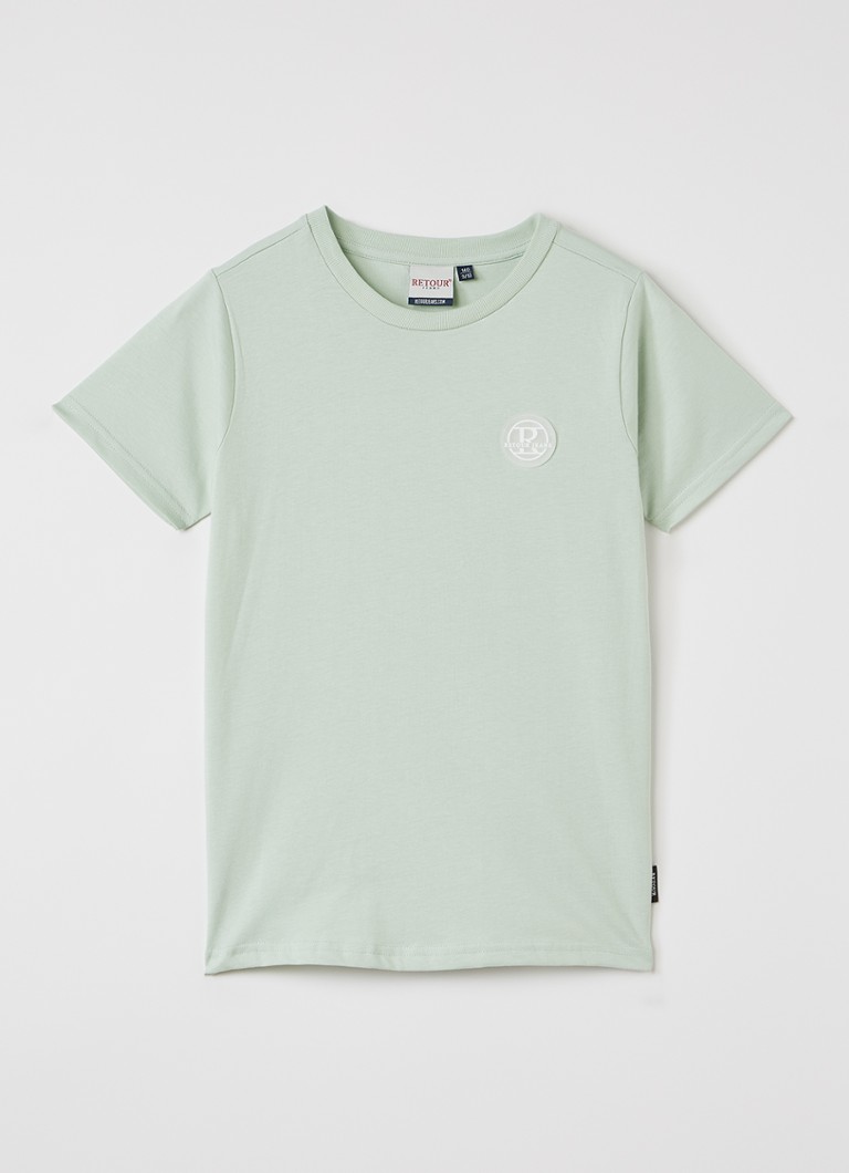 Retour Jeans Kyle T-shirt met logo in de kleur Lindegroen, maat: 15/16J