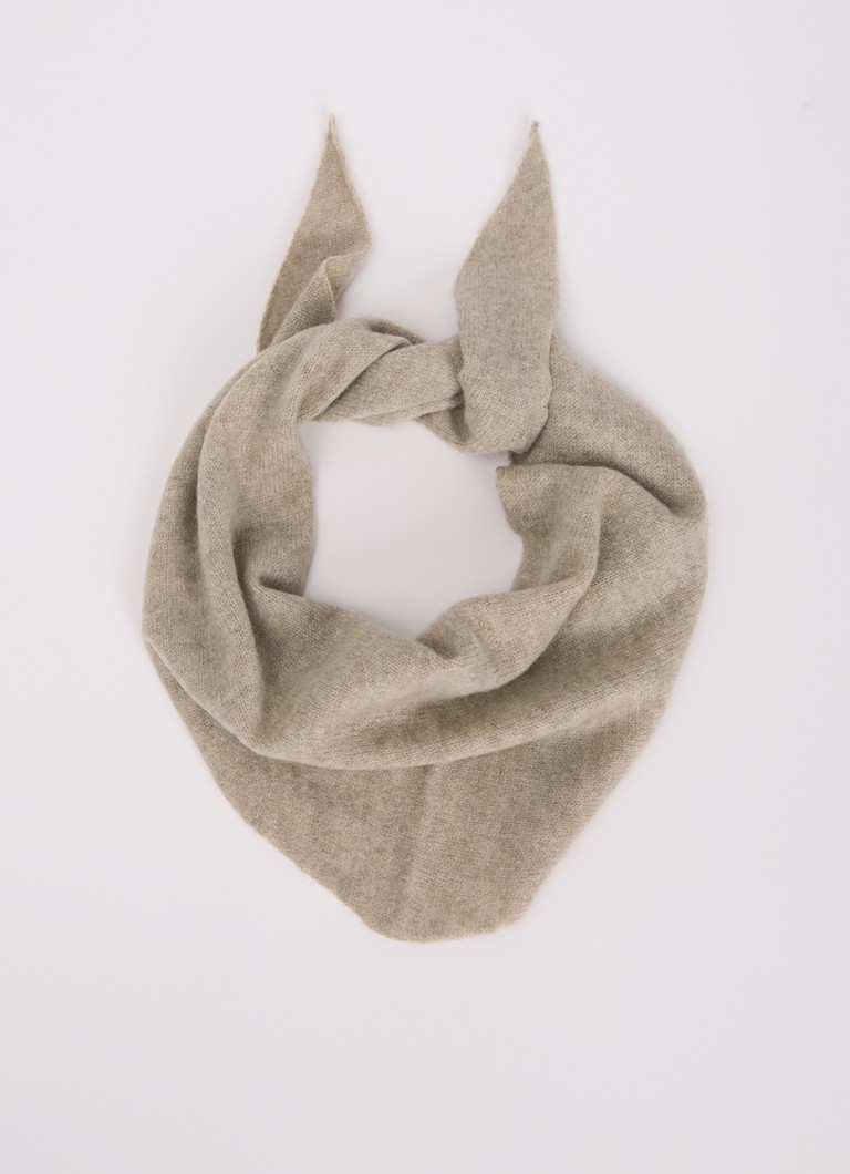 Selected Dames Maria sjaal van kasjmier 115 x 25 cm in de kleur Beige, maat: ONE SIZE