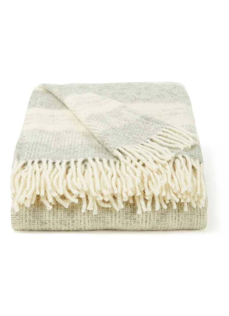 Klippan Freja plaid van wol 130 x 200 cm Grijs - Deal