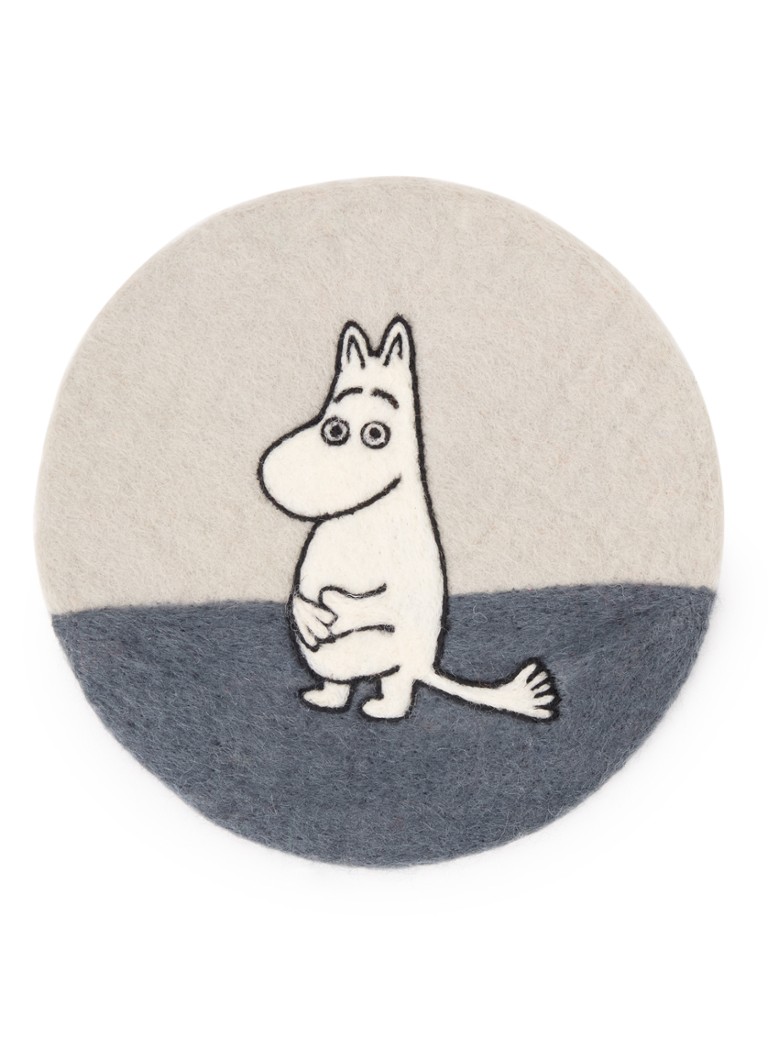 Klippan Moomin panonderzetter van wol Grijs - Deal