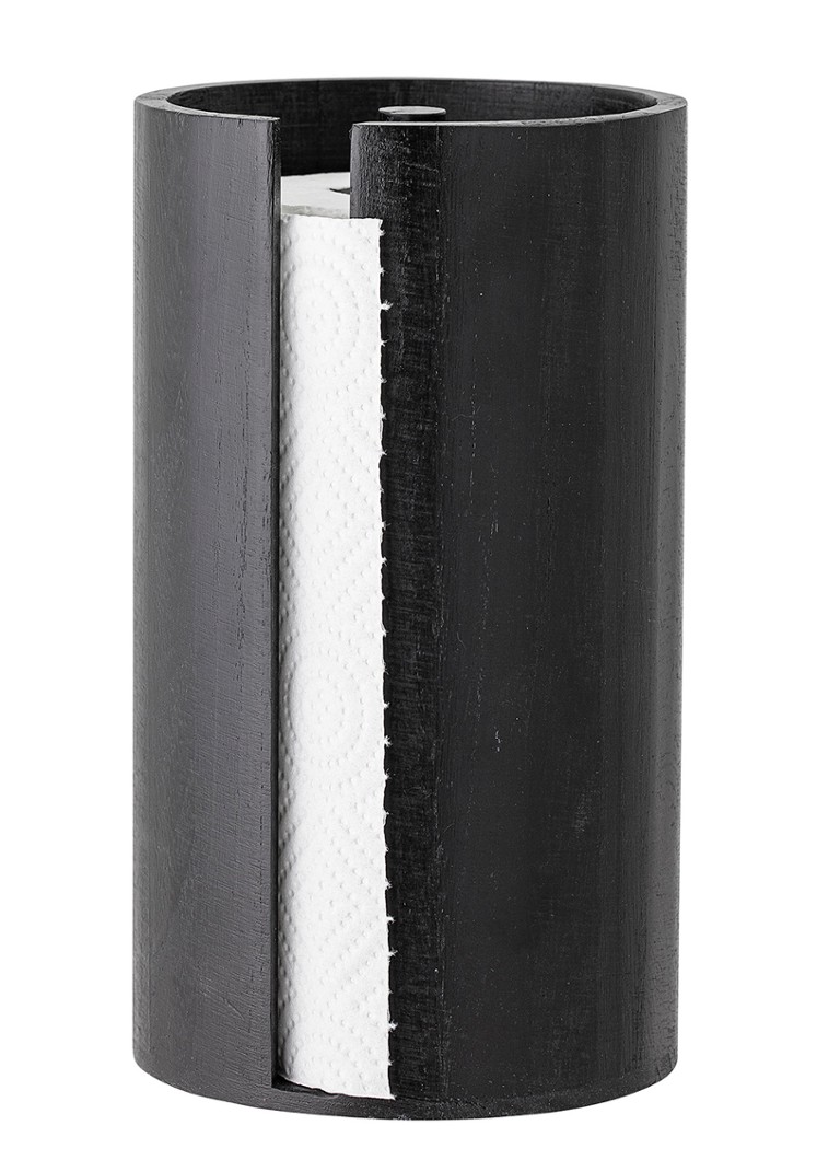 Bloomingville Celian keukenrolhouder 25,5 cm Zwart - Deal