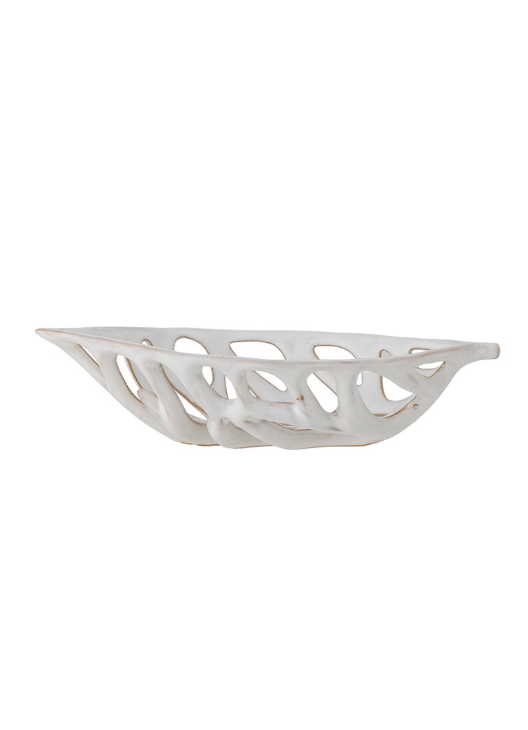 Bloomingville Foligno Deco schaal 27 x 14 cm Wit - Deal