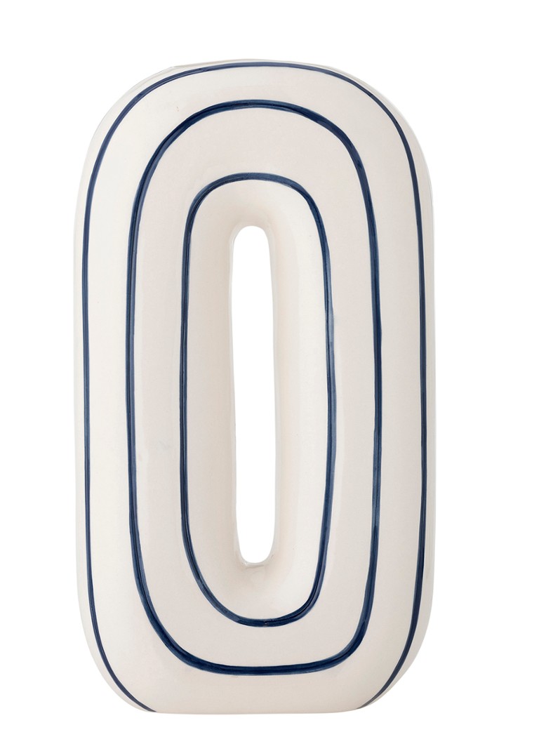 Bloomingville Mae vaas 32 cm Donkerblauw - Deal