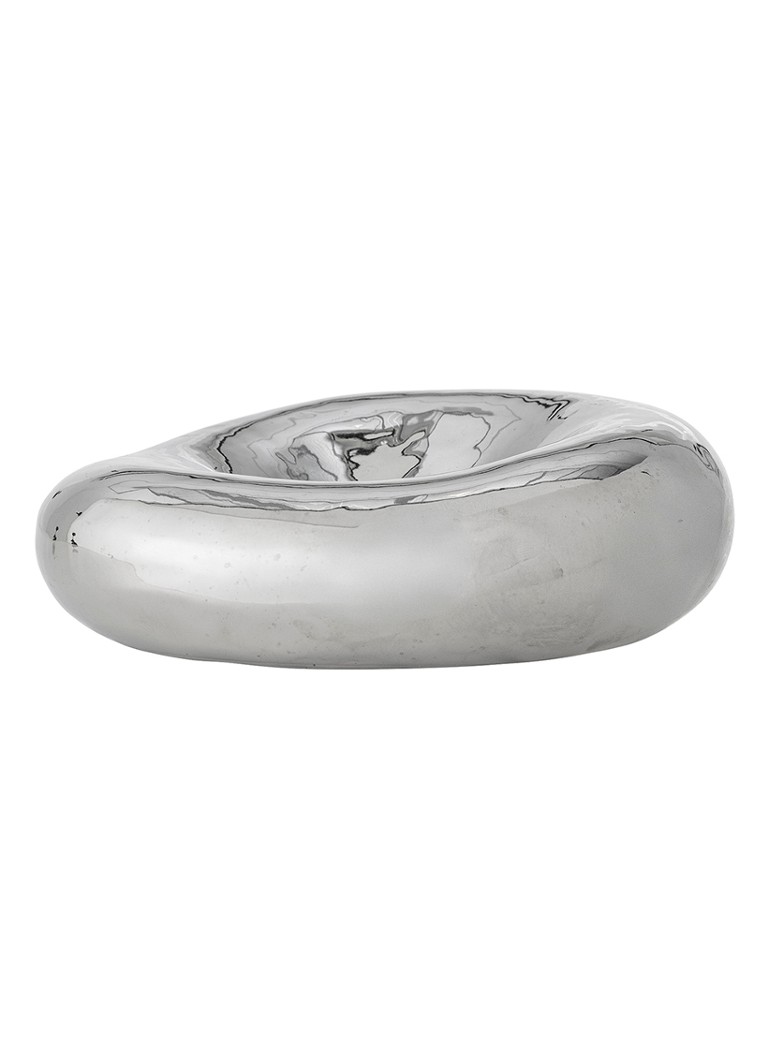 Bloomingville Shine schaal 18 x 6 cm Zilver - Deal