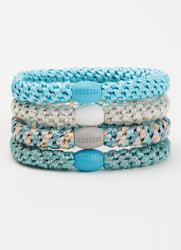 Bon Dep Kknekki Bundle 58 haarelastiekjes in 4-pack in de kleur Multicolor, maat: OS