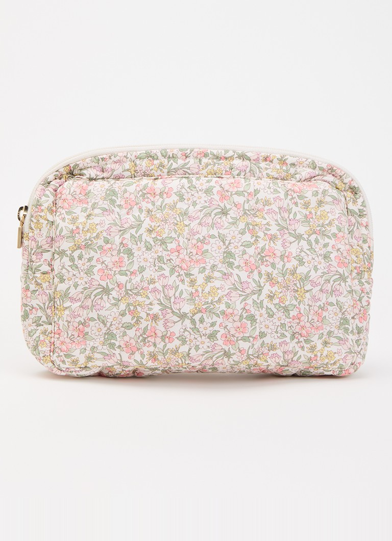 Bon Dep Liberty Nazanin small toilettas met bloemenprint Roze - Deal