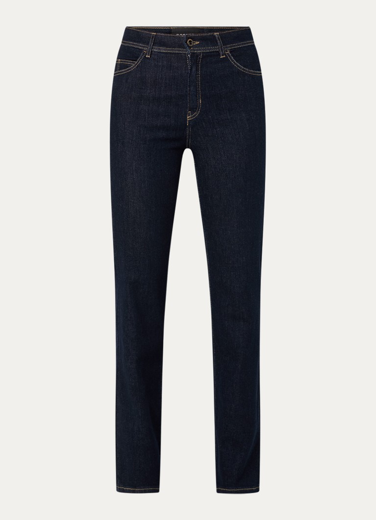 Rosner Studio Dames Aubrey high waist slim fit jeans met steekzakken in de kleur Indigo