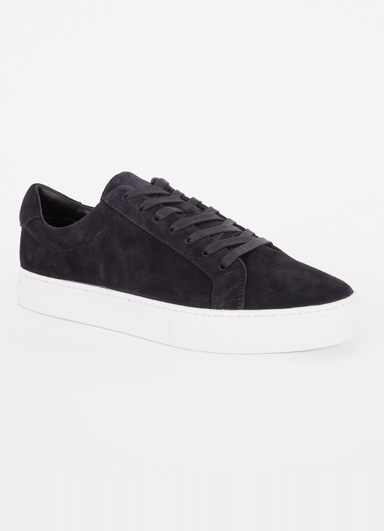 Vagabond Shoemakers Heren Paul 2.0 bootschoen van suède in de kleur Donkerblauw, maat: 46