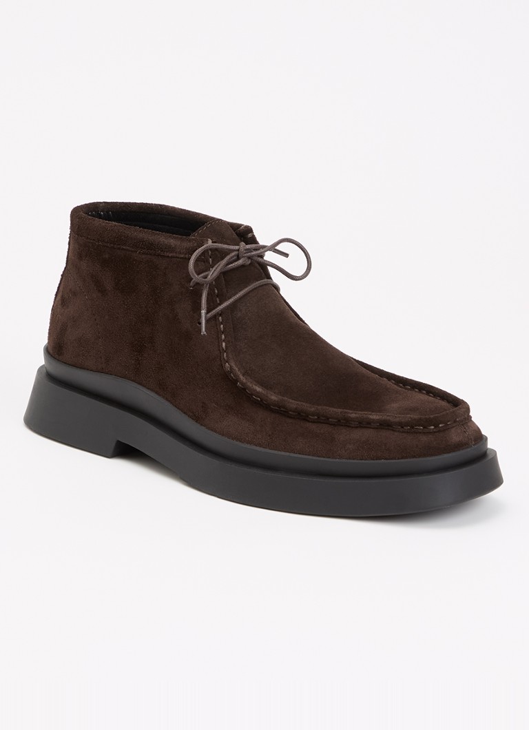 Vagabond Shoemakers Heren Mike veterschoen van suède in de kleur Donkerbruin, maat: 42