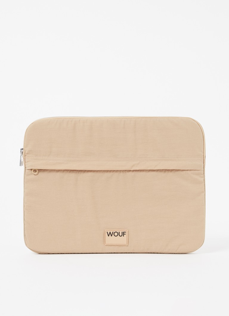 Wouf Oatmilk laptophoes 13 en 14 inch Beige - Deal