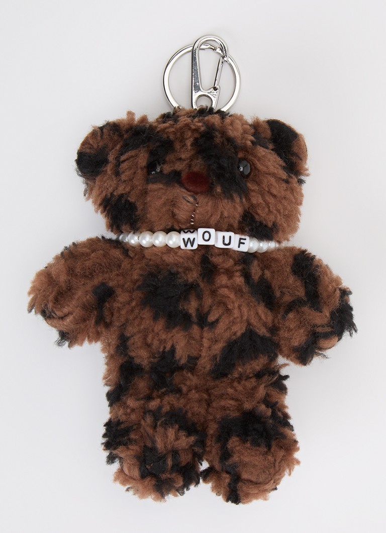 Wouf Dames Simona Bear tasbedel van teddy in de kleur Bruin, maat: 1maat