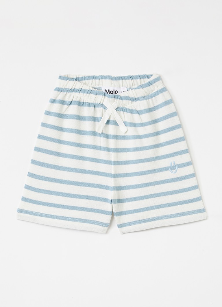 Molo Jongens Skie loose fit korte broek in de kleur Staalblauw, maat: 3M=62