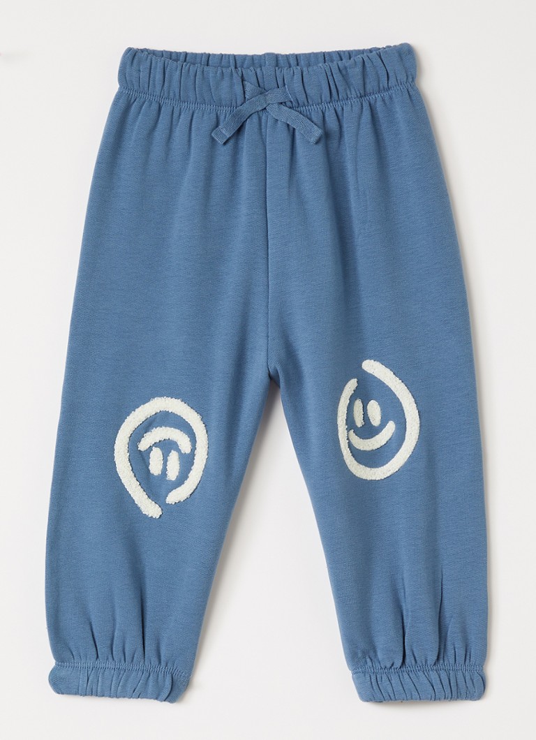 Molo Jongens Simon tapered fit joggingbroek in de kleur Petrol, maat: 3Y=98