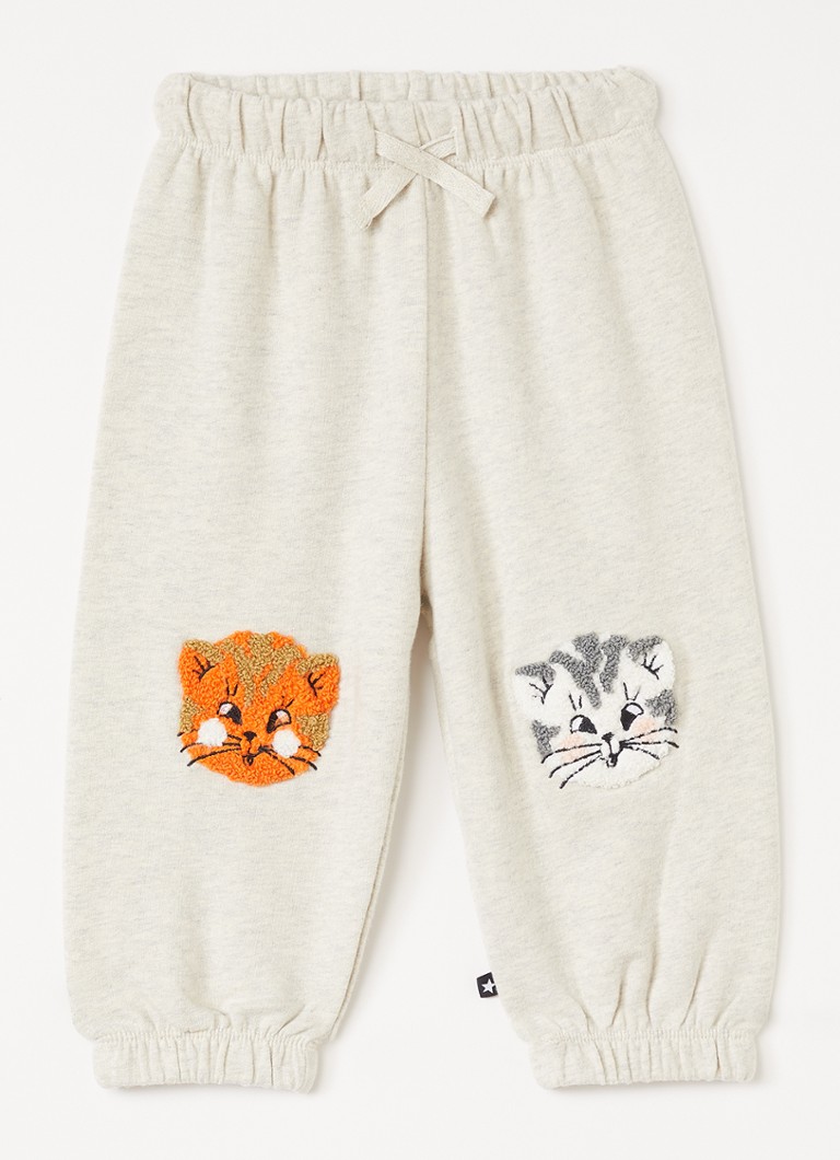 Molo Jongens Simon tapered fit joggingbroek in de kleur Rood, maat: 1M=56