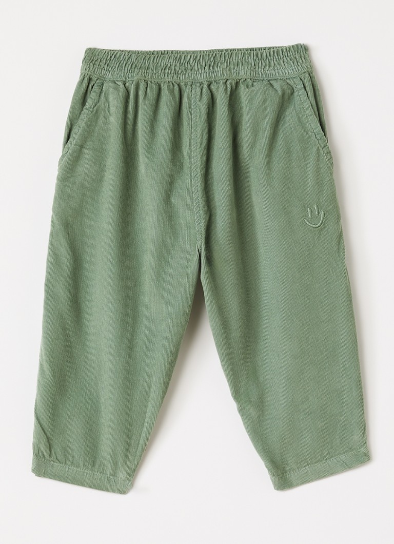 Molo Meisjes Sois broek van corduroy in de kleur Groen, maat: 3Y=98