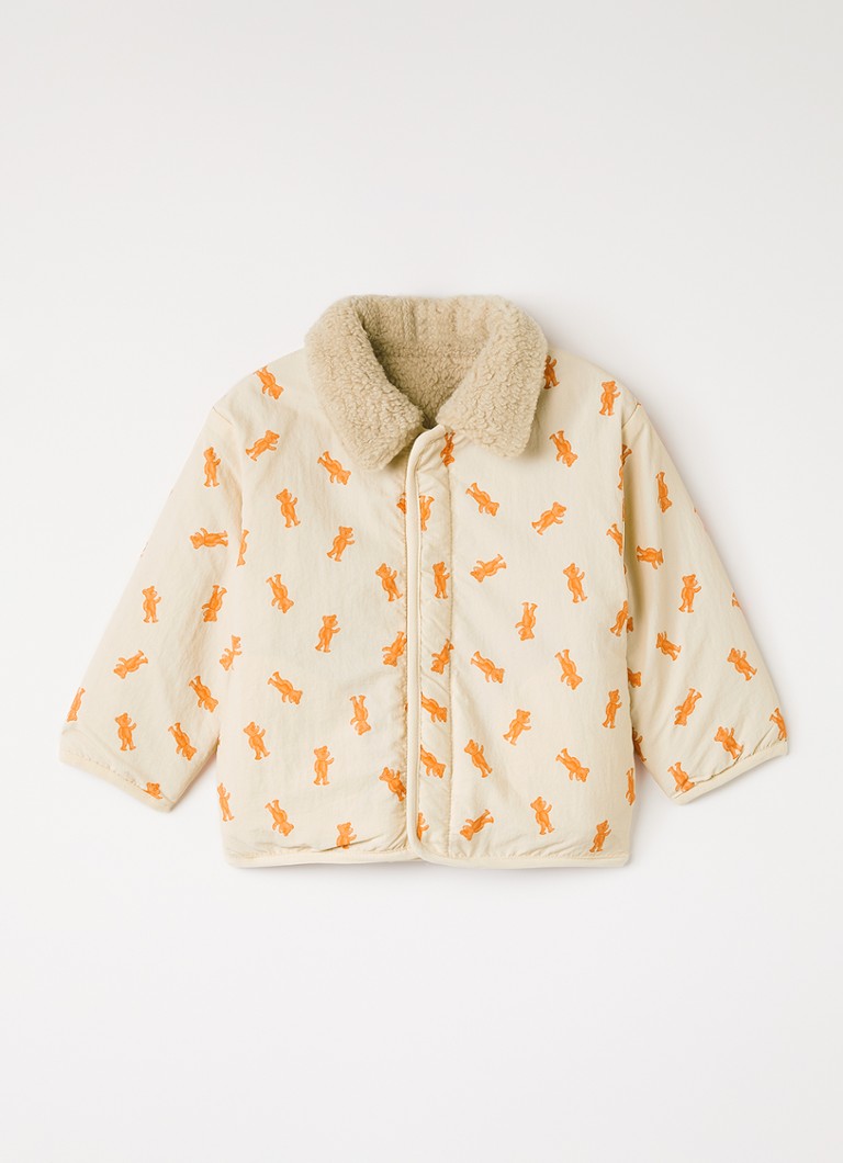BOBO CHOSES Meisjes Jack met print en details van fleece in de kleur Lichtroze, maat: 24M=92