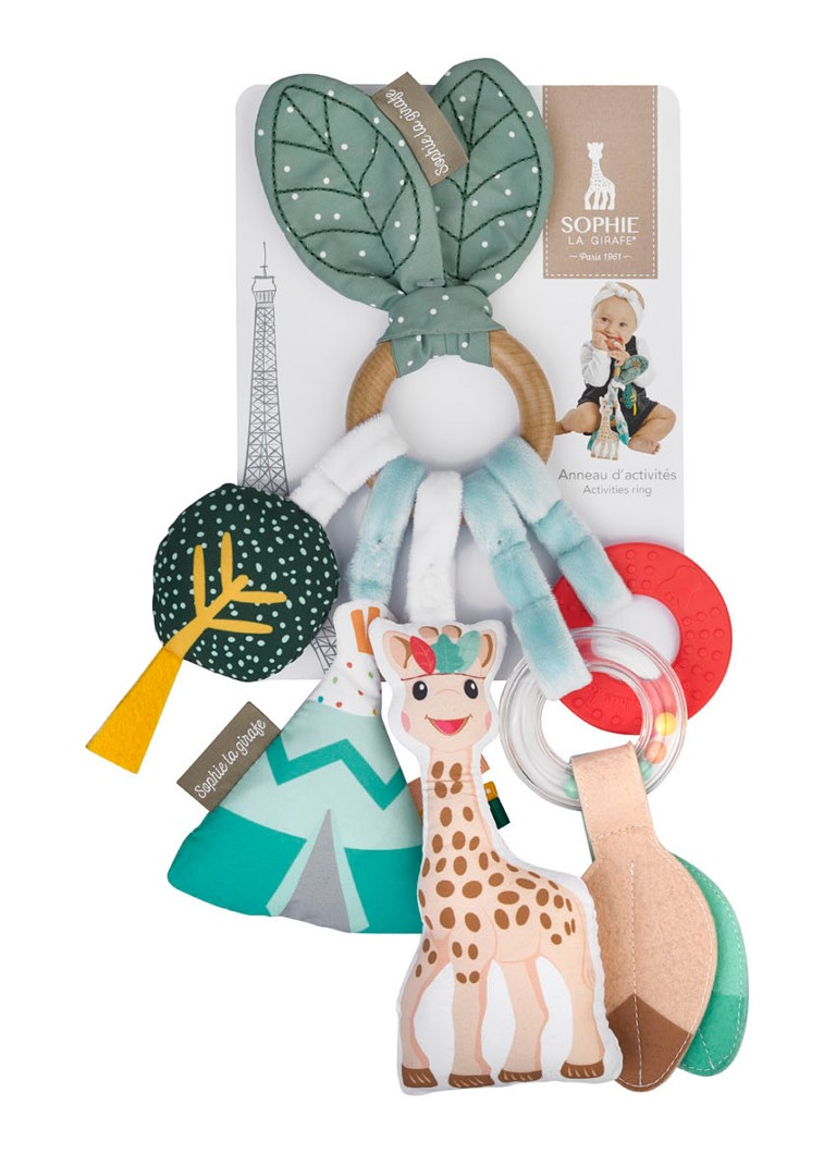 Sophie de Giraf Activiteitenring in de kleur Multicolor, maat: 30x30x4