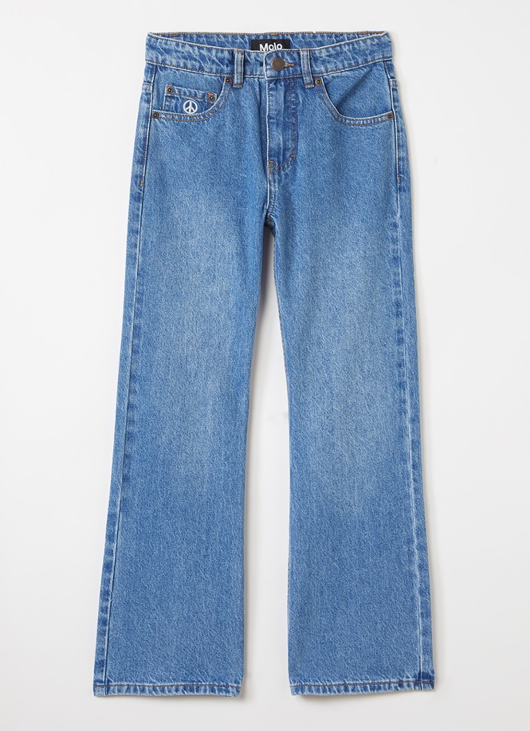 Molo Jongens Alban loose fit jeans met steekzakken in de kleur Indigo, maat: 11-12Y=152
