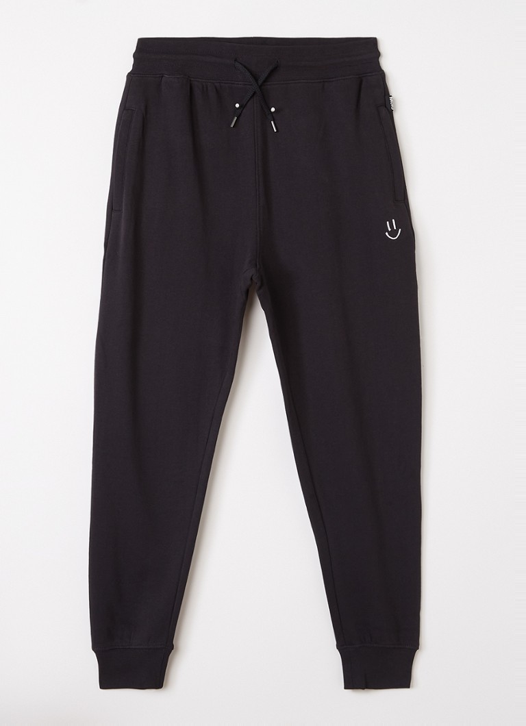 Molo Jongens Alvar tapered fit joggingbroek in de kleur Zwart, maat: 3-4Y=104