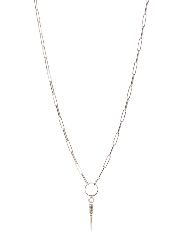 Ba&sh Dames Naomie ketting met hanger in de kleur Zilver