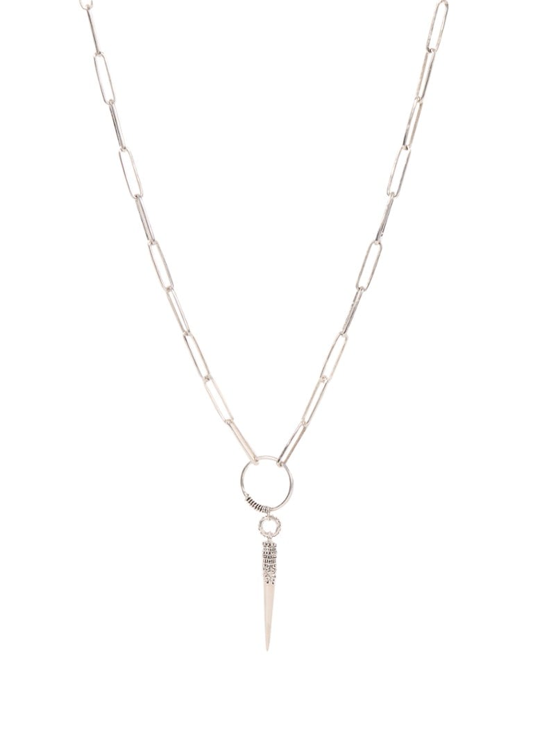 Ba&sh Dames Naoki ketting met hanger in de kleur Zilver