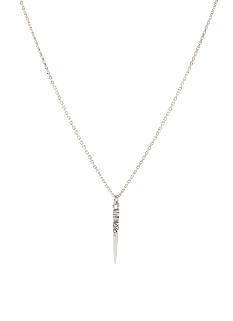 Ba&sh Dames Nadav ketting met hanger in de kleur Zilver