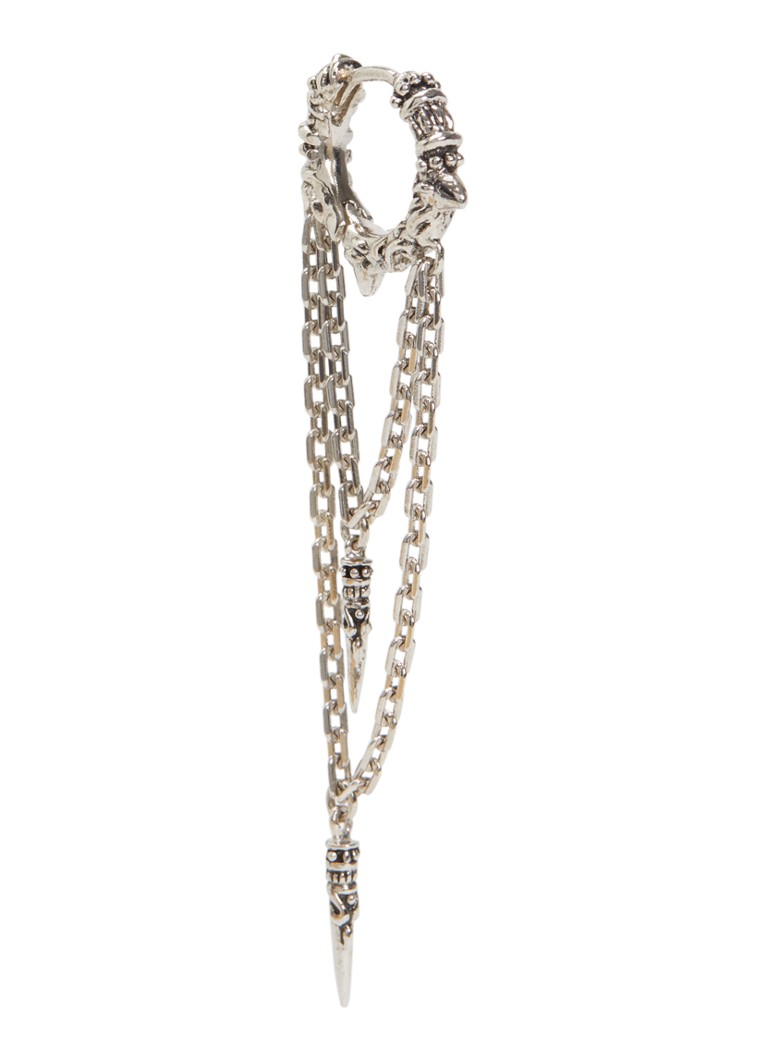 Ba&sh Dames Joey oorring met hanger in de kleur Zilver