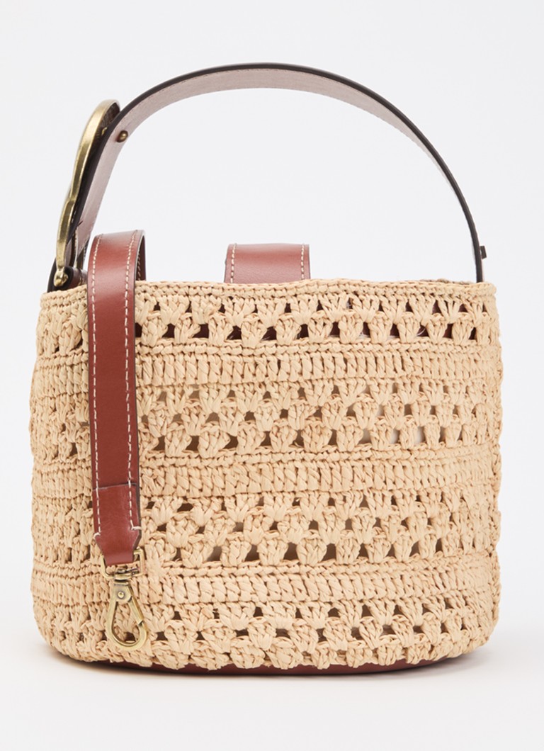 Ba&sh Dames YouYou handtas met afneembare schouderriem in de kleur Beige
