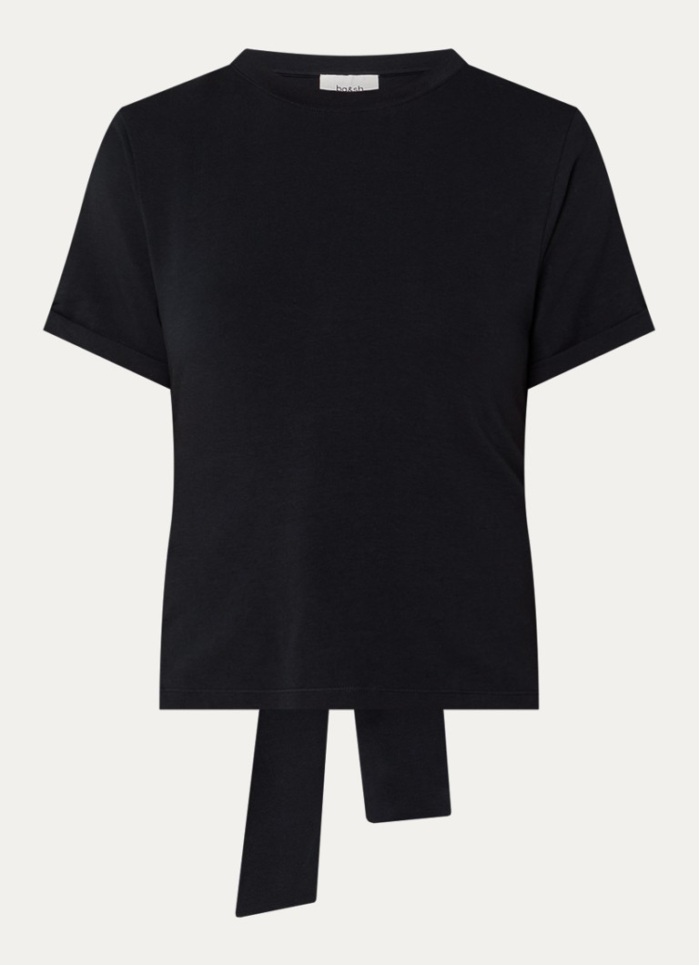 Ba&sh Dames T-shirt met cut-out detail in de kleur Zwart
