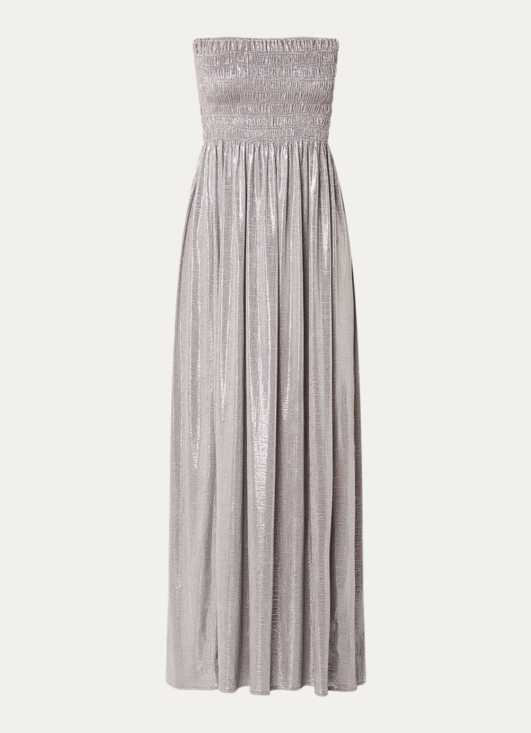 Ba&sh Dames Isabella maxi jurk met strass in de kleur Zilver
