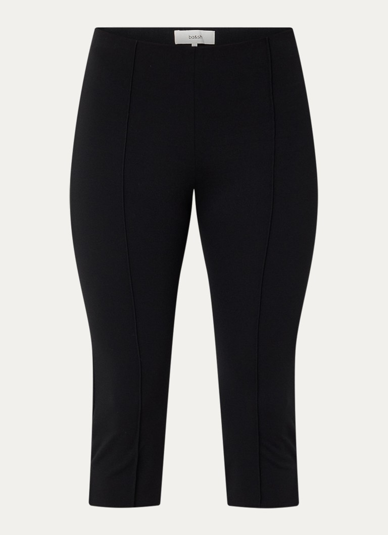 Ba&sh Dames Capria high waist legging met split in de kleur Zwart