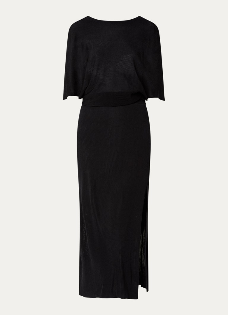 Ba&sh Dames Sanna semi-transparante jurk met split in de kleur Zwart