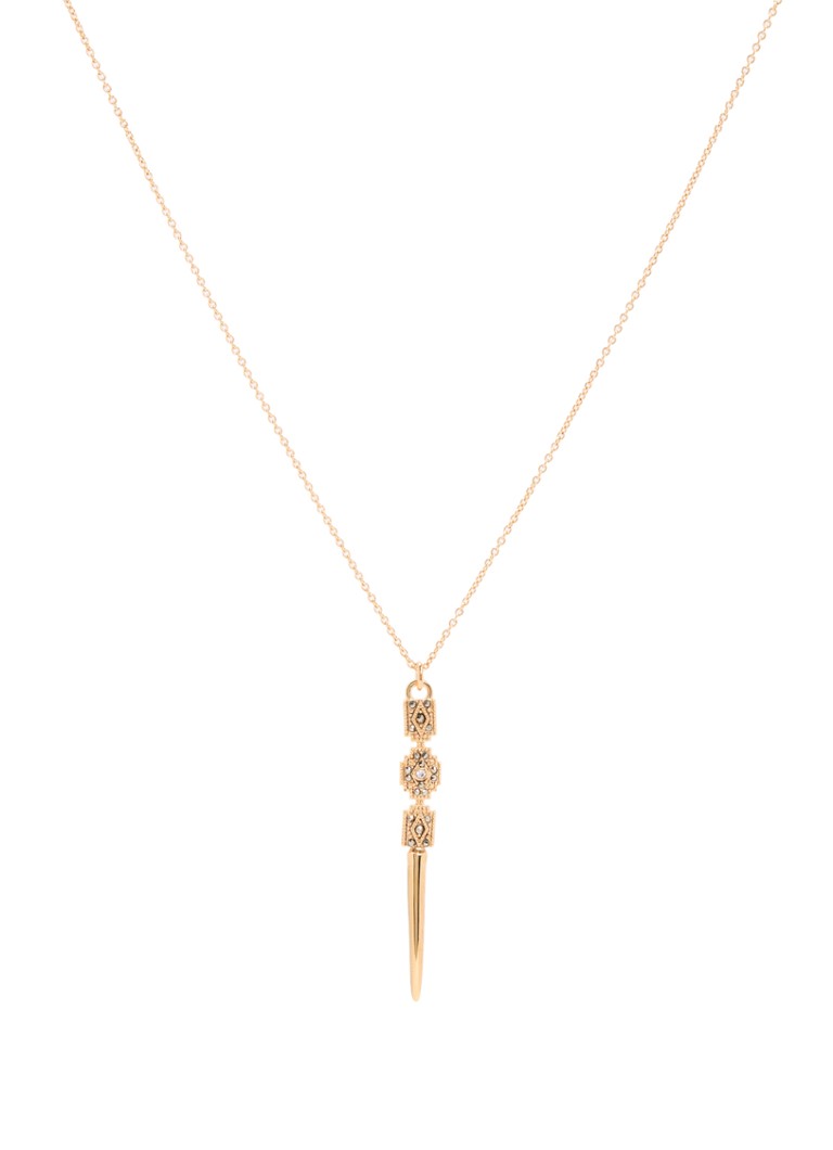 Ba&sh Dames Rene ketting met kristal in de kleur Goud