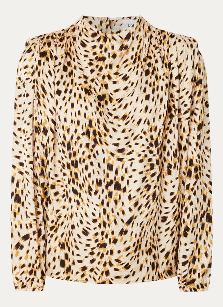 Ba&sh Dames Hope tuniek met dierenprint in de kleur Gebroken wit