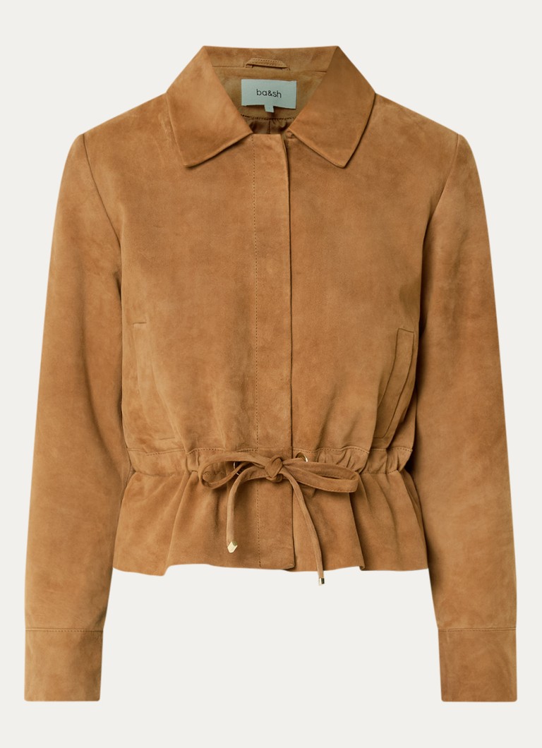 Ba&sh Dames Manita jack met steekzakken in de kleur Camel