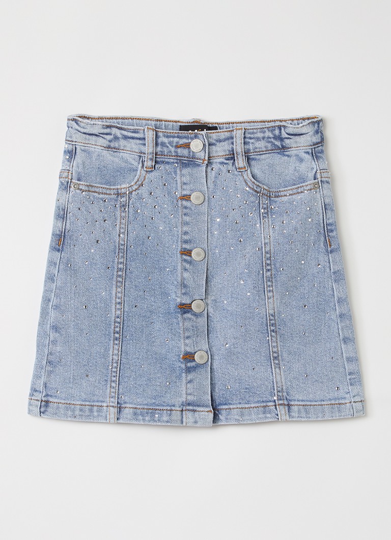 Molo Meisjes Bera minirok met studs in de kleur Indigo, maat: 5-6Y=116
