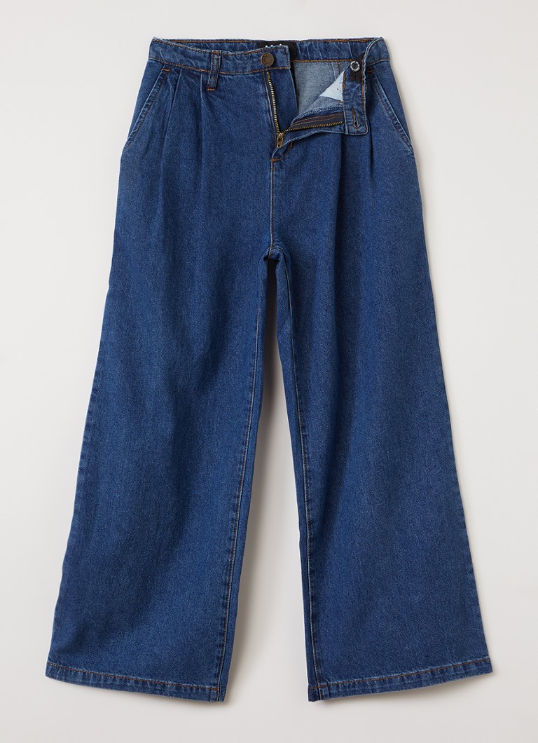 Molo Meisjes Aeisha wide fit jeans in de kleur Blauw, maat: 11-12Y=152