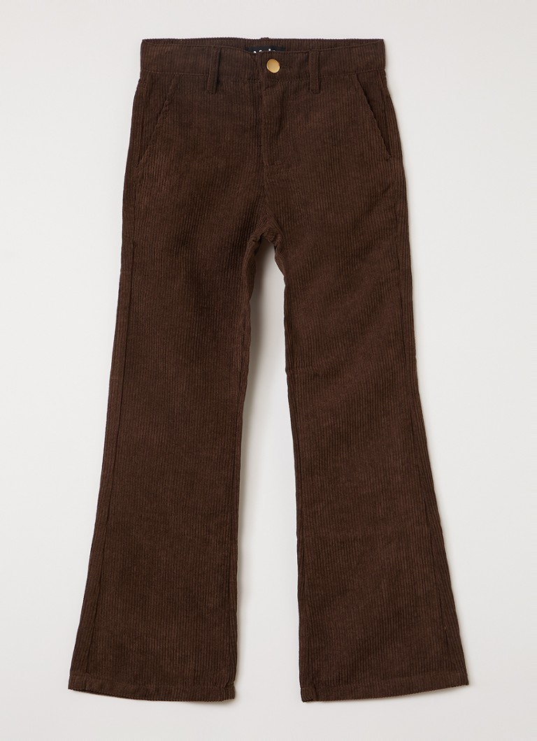 Molo Meisjes Aida flared broek van corduroy in de kleur Bruin, maat: 15-16Y=176