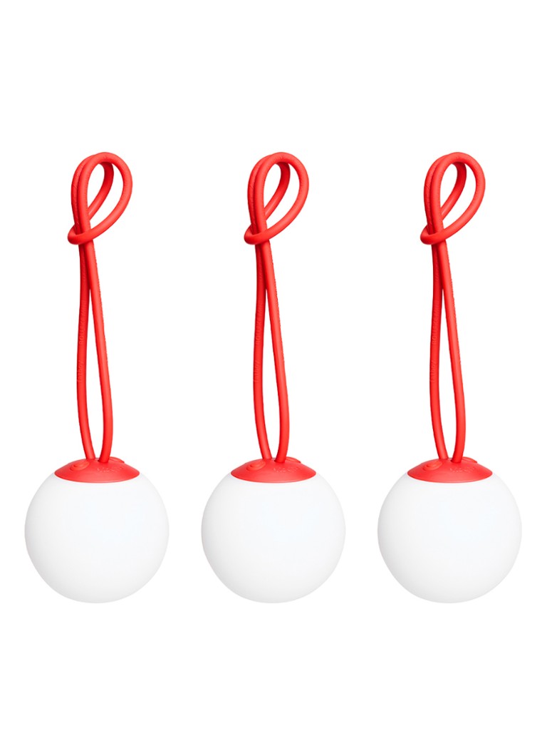 Fatboy Bolleke Mini ledverlichting set van 3 Rood - Deal