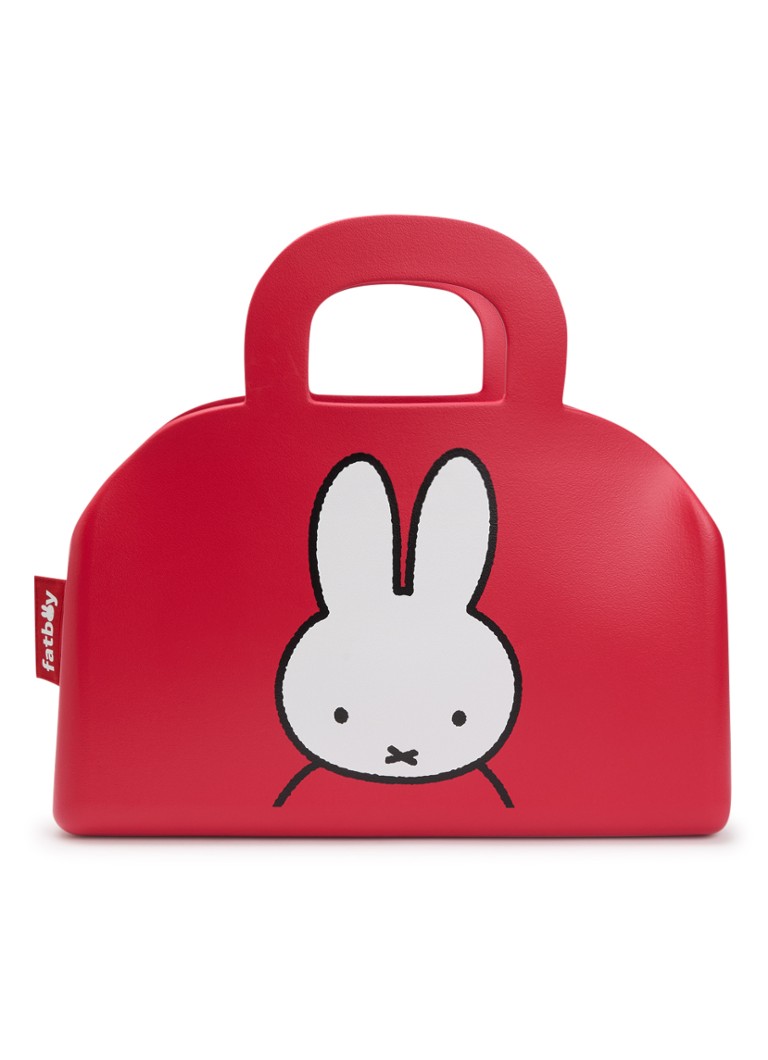 Fatboy Dames Sjopper Kees x Nijntje shopper met logo en print in de kleur Rood, maat: 1maat