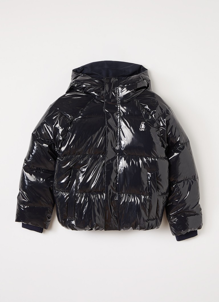 Gosoaky Meisjes Flashy Dragon puffer jack met glanzende finish in de kleur Donkerblauw, maat: 122/128