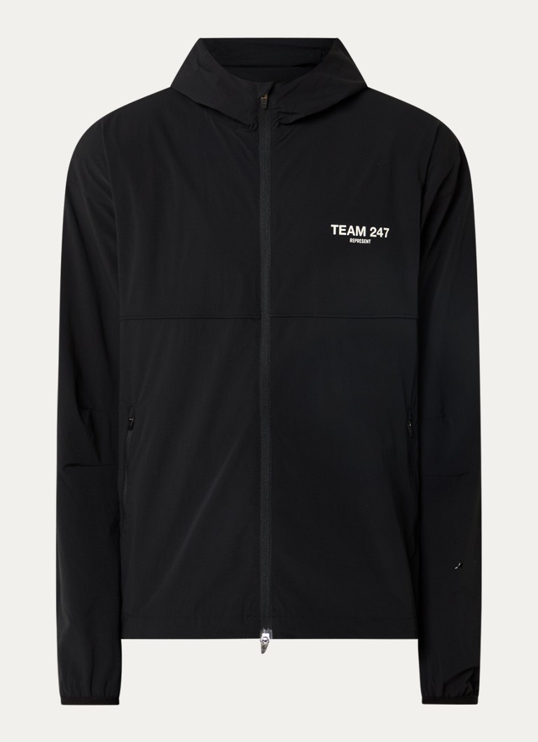 Represent Heren Team 247 trackvest met logo in de kleur Zwart, maat: S