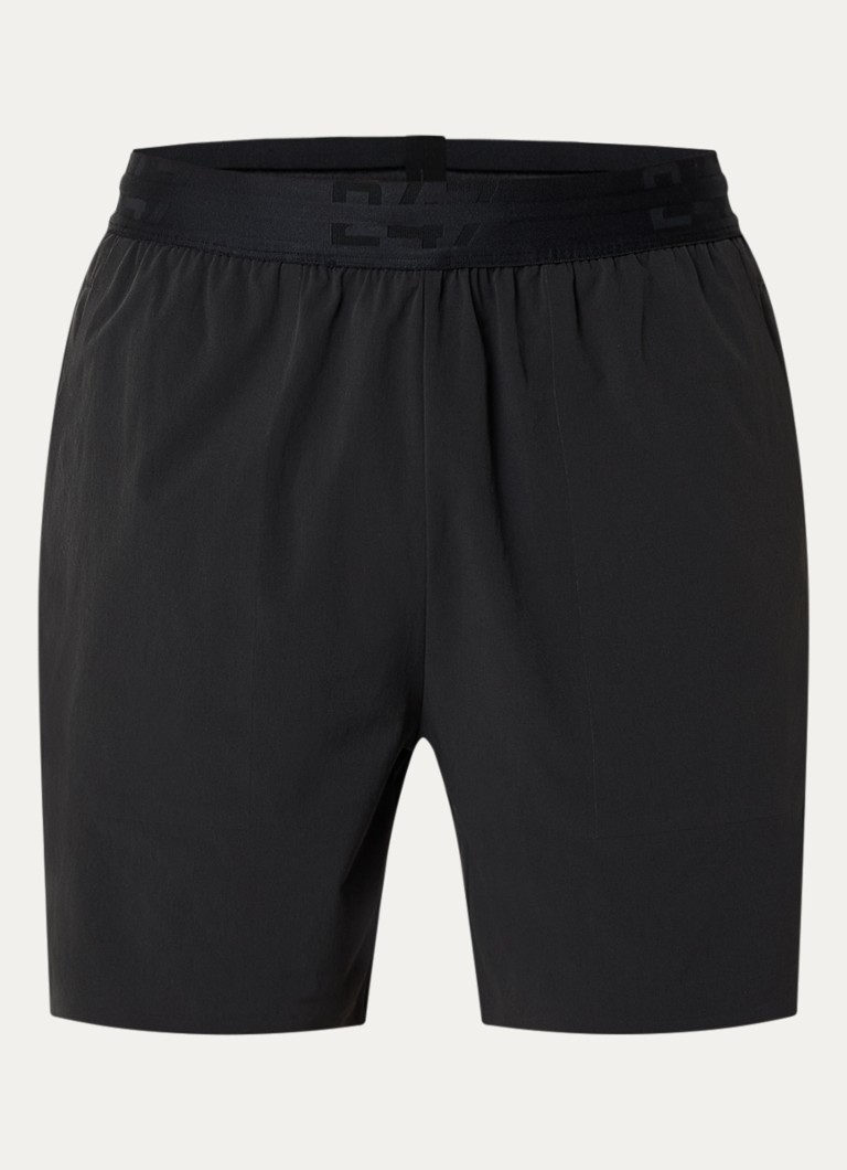 Represent Heren 247 Fused loose fit korte broek met print en steekzakken in de kleur Zwart, maat: XL