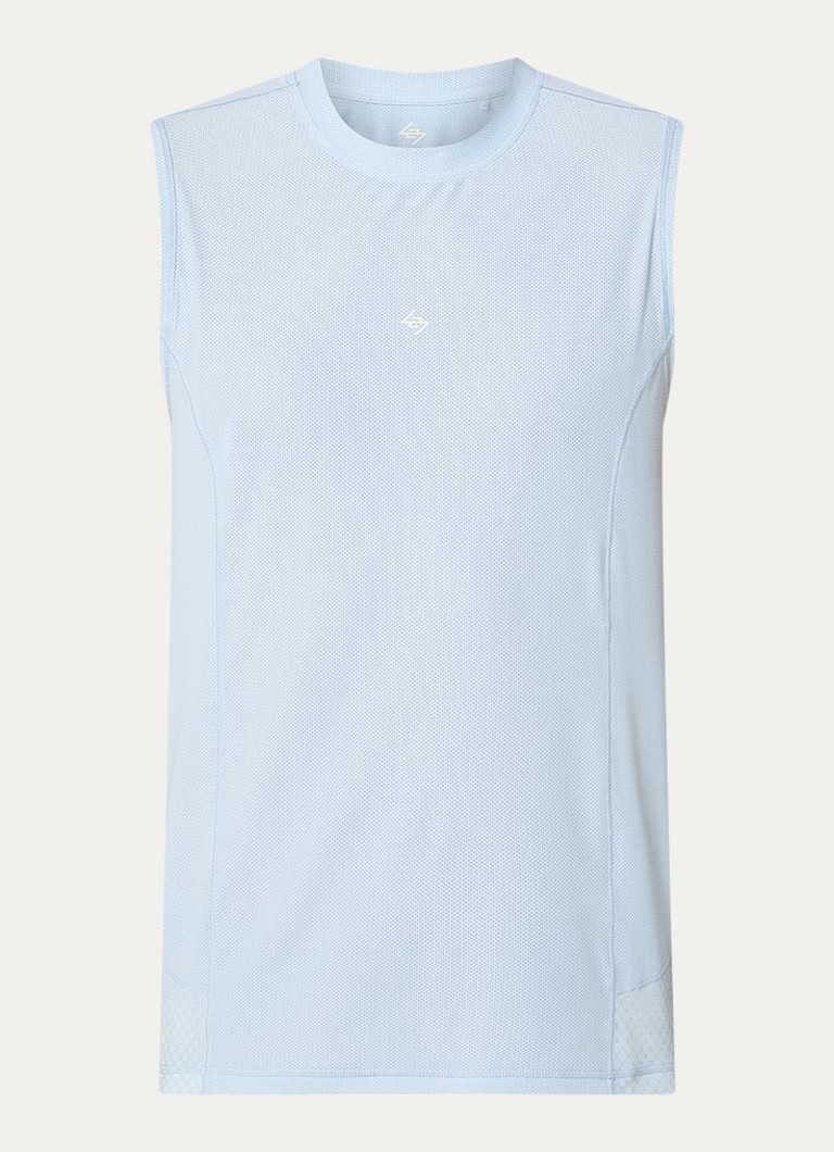 Represent Heren 247 Hybrid trainings tanktop met print in de kleur Lichtblauw, maat: S