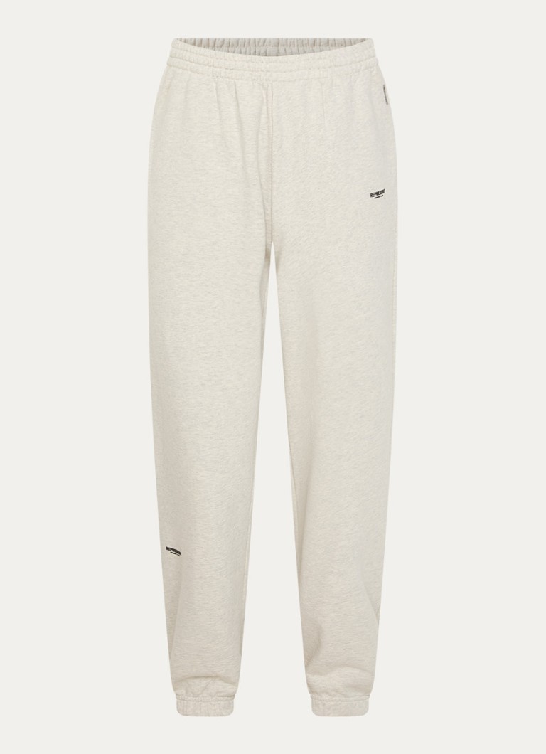 Represent Heren Owners Club tapered fit broek met steekzakken in de kleur Zand, maat: XL