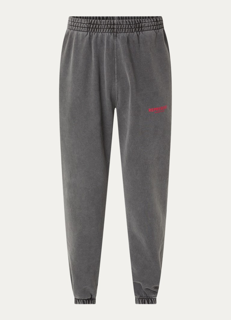 Represent Heren Owners Club joggingbroek met steekzakken in de kleur Zwart, maat: M