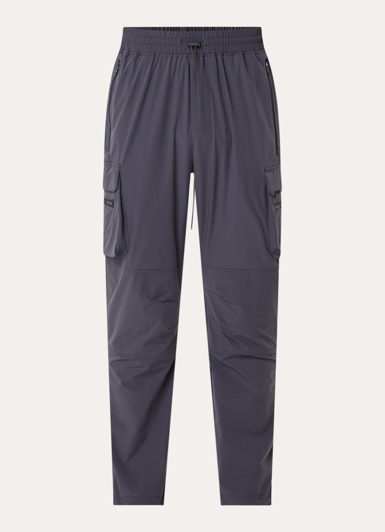 Represent Heren 247 loose fit cargobroek met steekzakken in de kleur Antraciet, maat: S