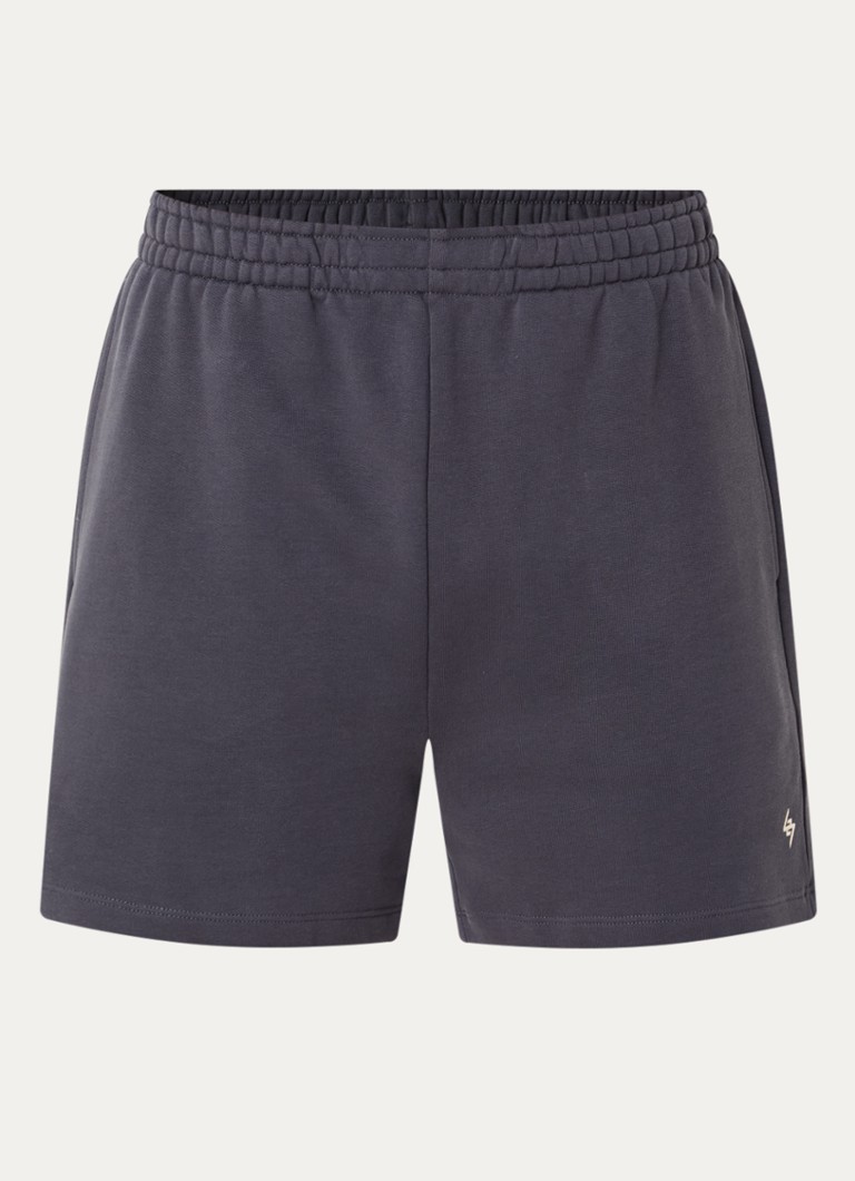 Represent Heren 247 loose fit korte joggingbroek met logo in de kleur Antraciet, maat: S