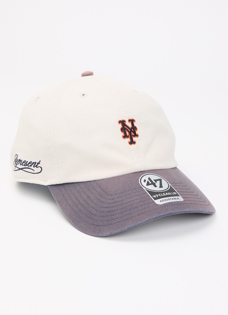 Represent Heren MLB Mini New York Yankees pet in de kleur Creme, maat: OS